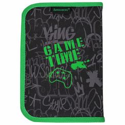 Penal \ Pencil case\ Пенал BRAUBERG, 1 отделение, 2 откидные планки,, 21х14 см, 272321