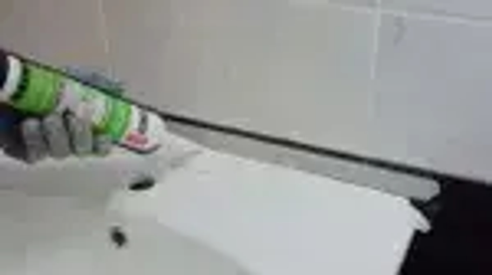 Герметик силиконовый санитарный KUDO "KSK 120", для ванной и кухни, 280 мл, прозрачный