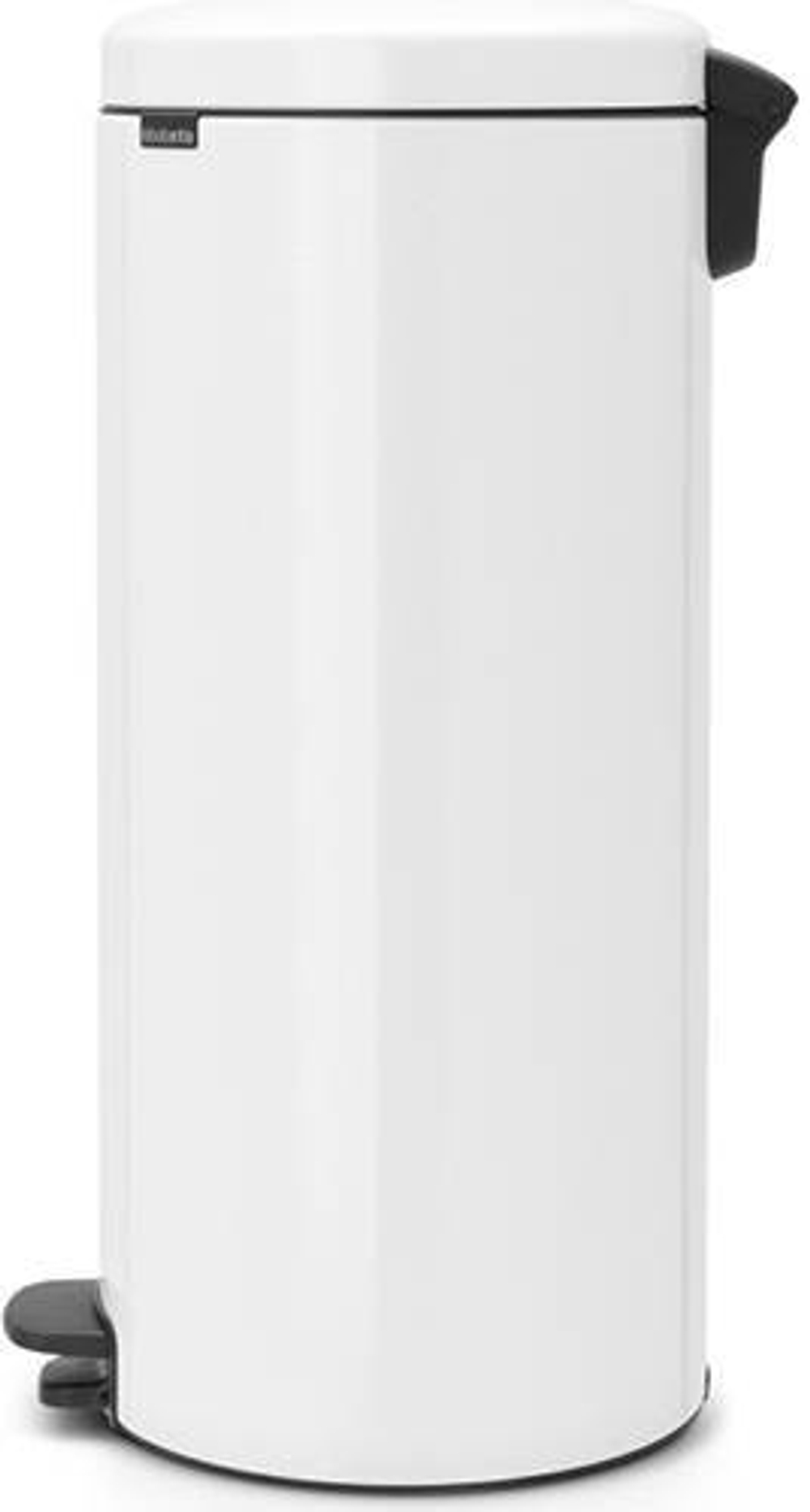 Ведро Brabantia NewIcon 30л белое сбоку