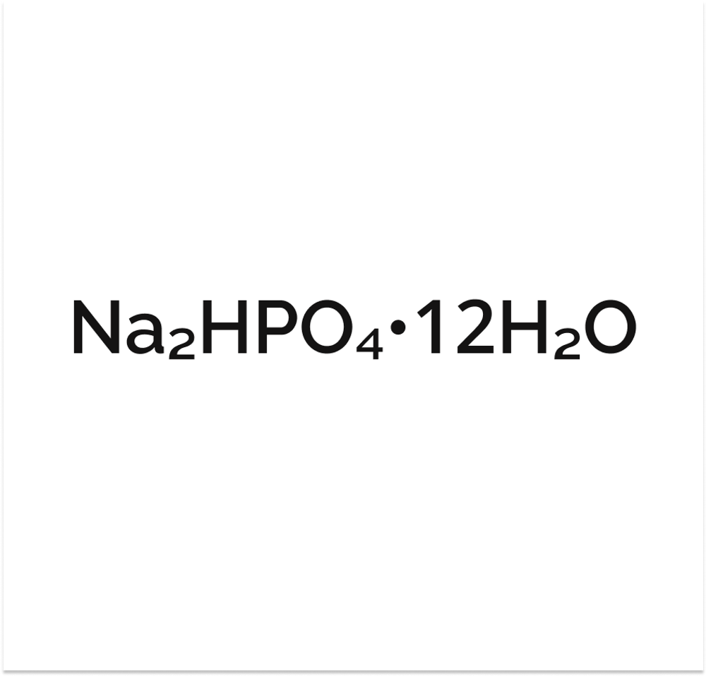 натрий фосфорнокислый 2-замещенный 12-водный формула