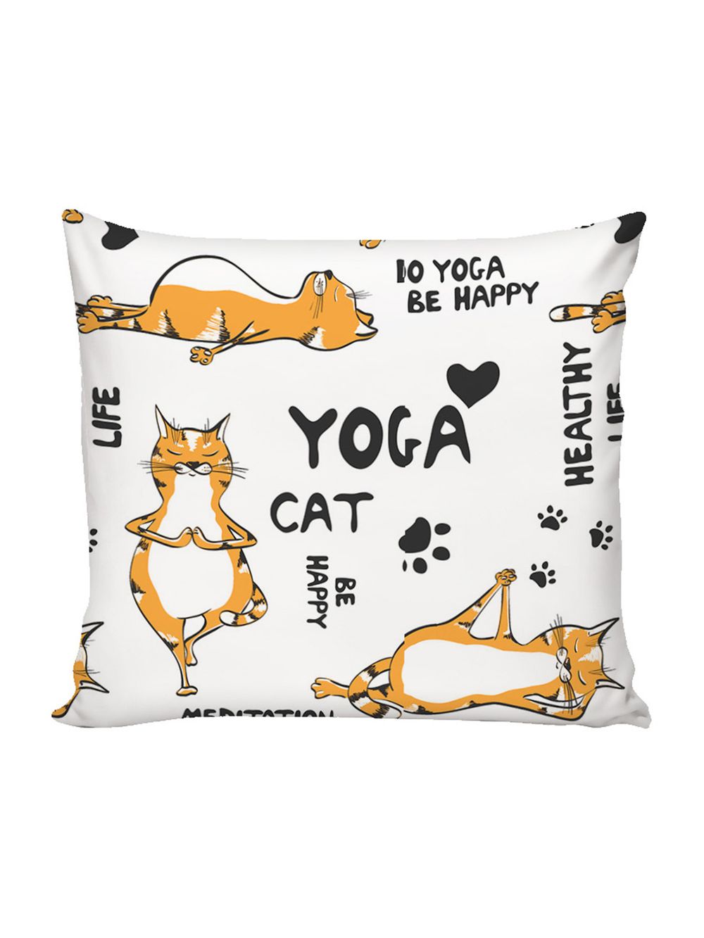 Постельное белье бязь Сказка "Yogacat/Торино" 1,5-сп Наволочка 70х70 см 1 шт Простынь 150x215 смПододеяльник 145x215 см