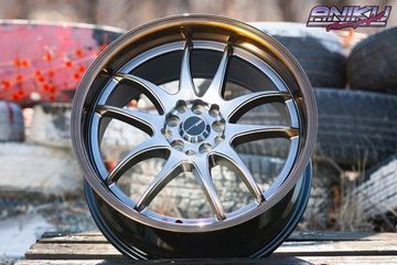 Комплект дисков Work Emotion CR2P R18 8.5j ET35 5*100/114.3 Hyper black / bronze lip