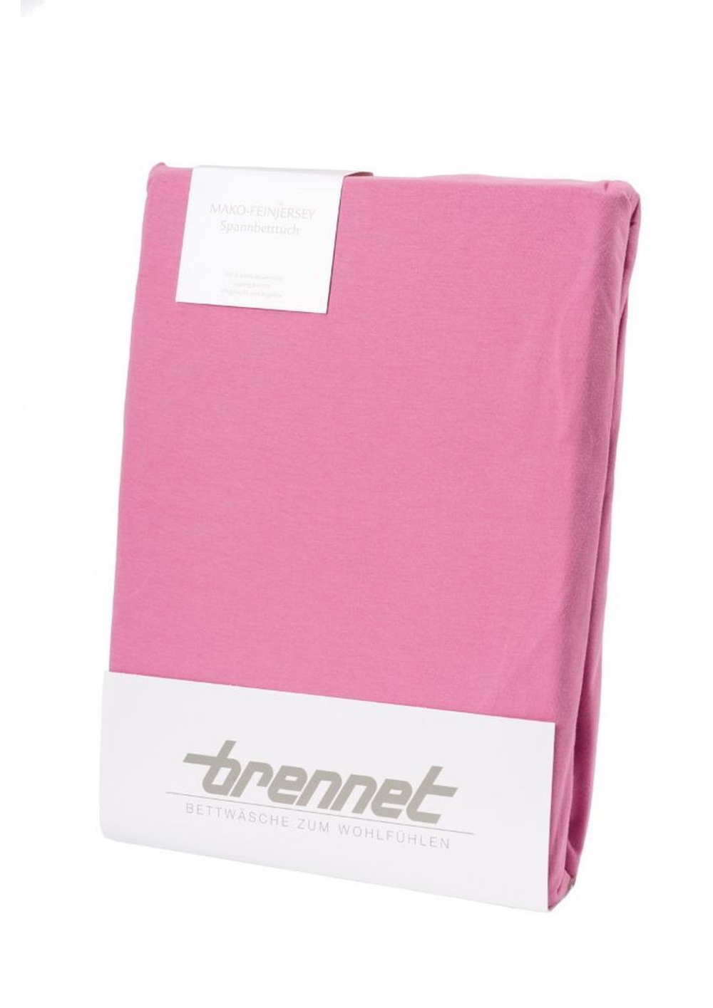 Простыня на резинке 100х200 Brennet 0036-509 ярко-розовая Германия
