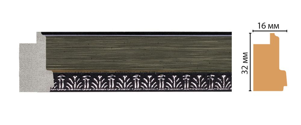 Багет Decomaster FM16-2 32*16*2850мм