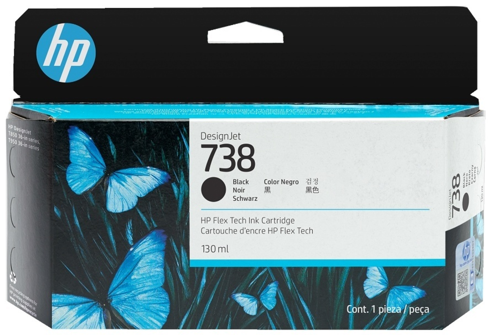 Картриджи HP 738 498N4A черный