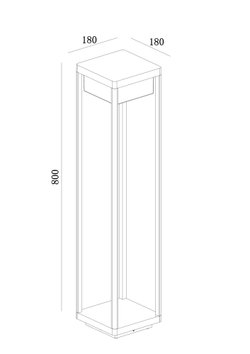 Ландшафтный светильник Outdoor O021FL-L10B3K