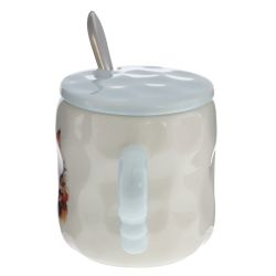 GAEM Кружка с крышкой и ложкой, L13,5 W8,3 H10 см