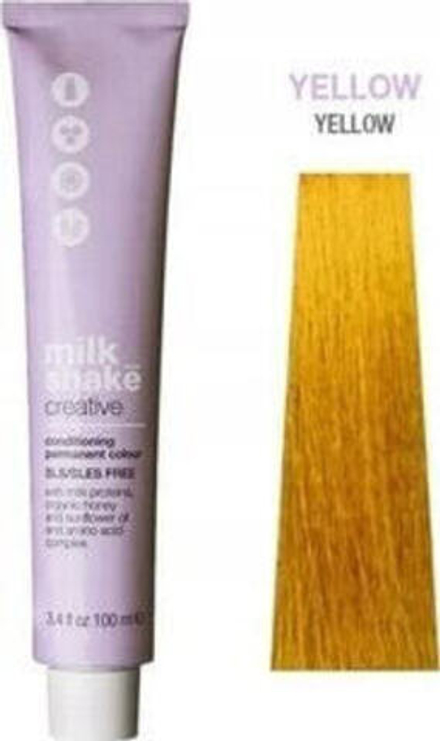 Milk Shake Milk Shake, Creative, SLS/SLES-Free, Permanent Hair Dye, Yellow, 100 ml For Women