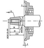 Двигатель бензиновый TSS Excalibur S420 - T0 (вал конусный 26/47.8 / taper)