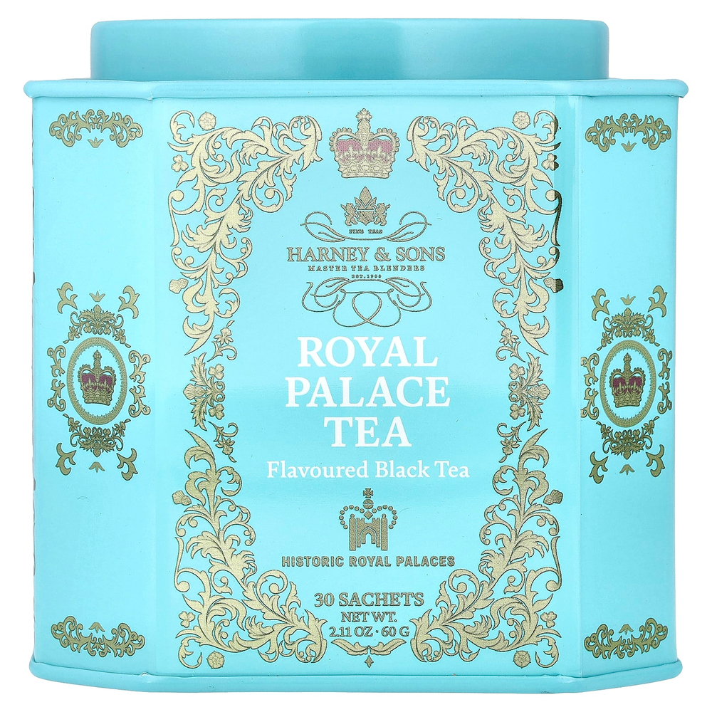 Harney & Sons, Royal Palace, черный чай, 30 пакетиков, 60 г (2,11 унции)