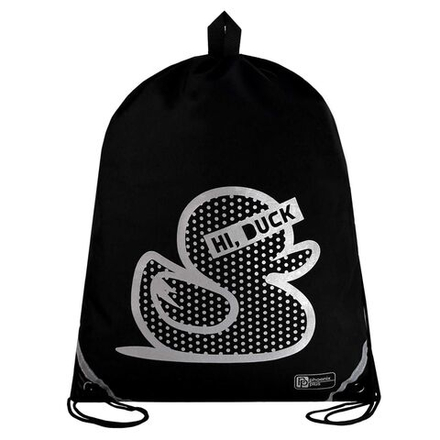 Мешок для обуви 1 отд, 360*480 светоотр. "Серебряный утенок" петля