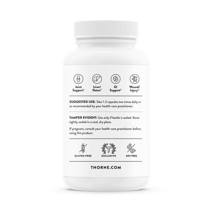 Комплекс с куркумином, Curcumin Phytosome (Meriva 500-SF), Thorne Research, 60 капсул 2