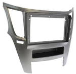 Магнитола для Subaru Legacy 5, Outback 4 2009-2014 (левый руль, рамка серебро) - Vaycar VA71-0061 на Android 13, 8-ядер, 4G SIM-слот