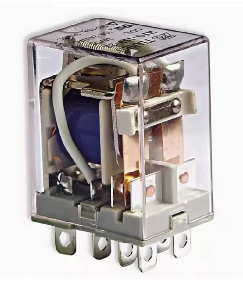 Электромагнитное реле 13F-2 12V 10A 2 пары на переключение