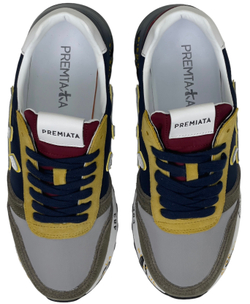 Premiata Mick 2338 Синие с бежевым