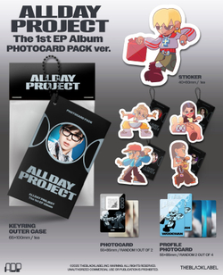 Альбом ALLDAY PROJECT - ALLDAY PROJECT 1st EP Album PHOTOCARD PACK RANDOM Version