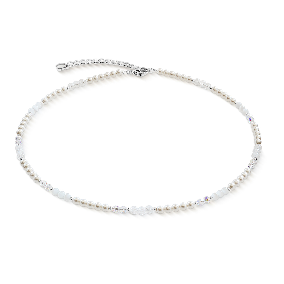 Колье Coeur de Lion White-Silver 4245/10-1417