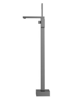 Напольный смеситель для ванны с душем STWORKI Карлстад S35130GB вороненая сталь