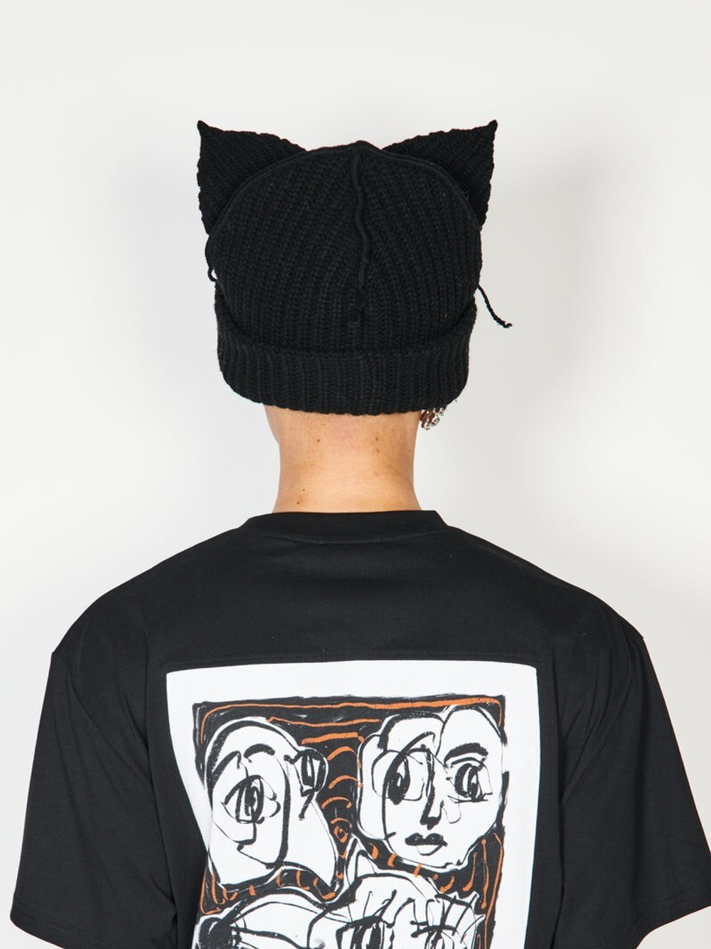 CHARLES JEFFERY LOVERBOY ШАПКА ЧЕРНАЯ CHUNKY EARS BEANIE