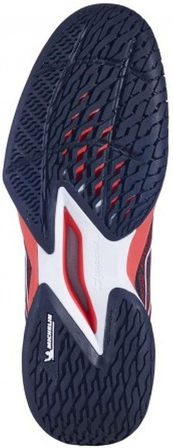 Теннисные кроссовки Babolat Jet Mach 3 All Court Men - black/poppy red - Black Red Multikolor