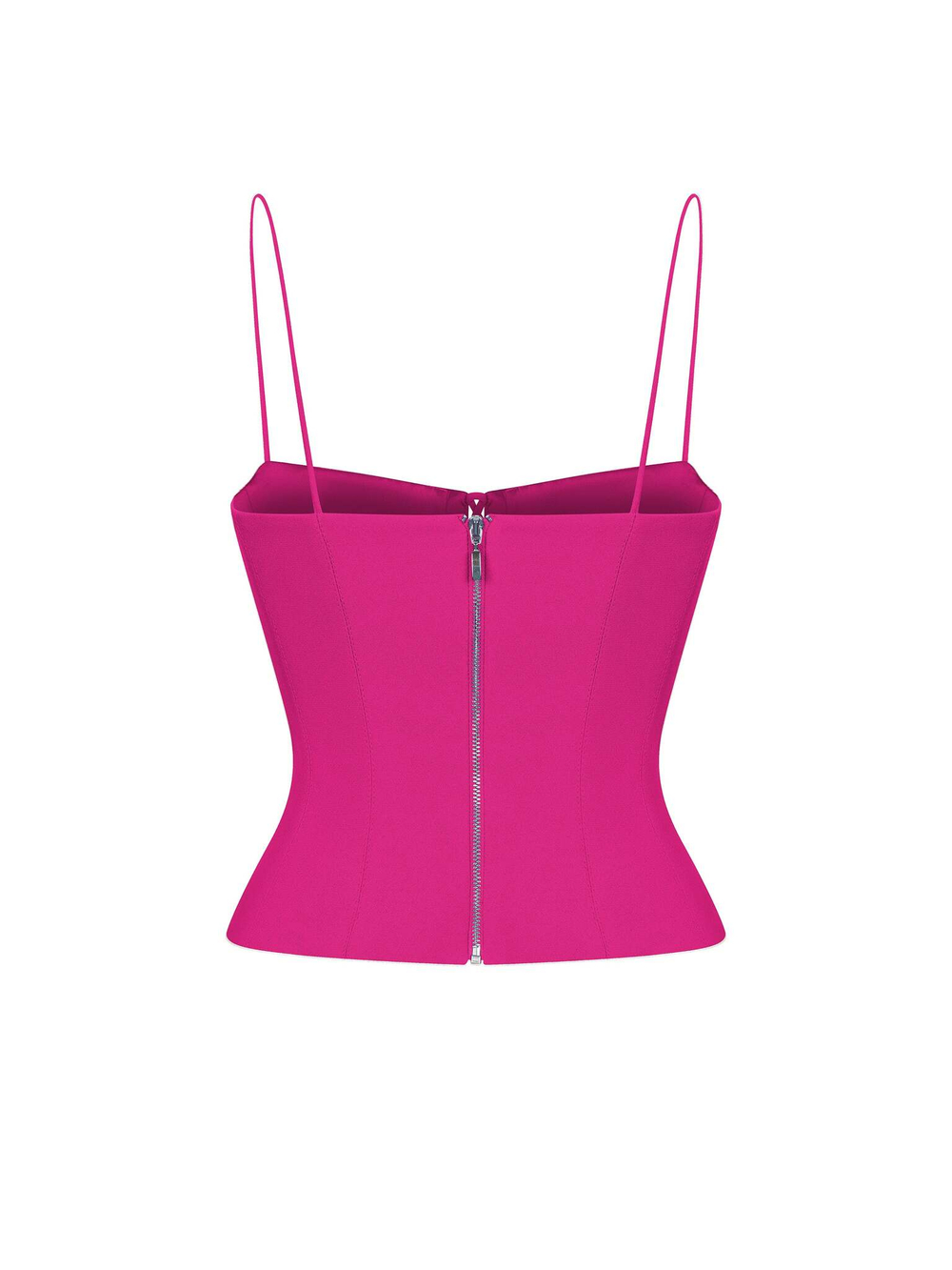 Топ-бюстье корсетного типа из крепа со шнуровкой