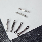 Коннектор, сталь, витой, красивая форма, р-р 13×2.5мм, штучно