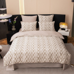 Комплект постельного белья Делюкс Сатин 100% хлопок на резинке LR625