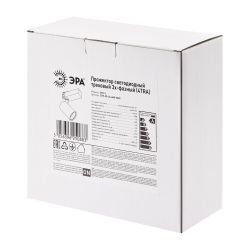 Трековый светильник трехфазный ЭРА SТR-30-36-40K-W40 узкий луч 4000K белый