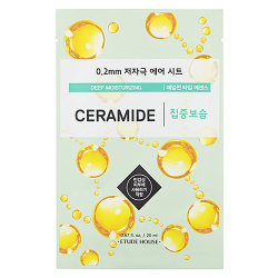 Etude Маска для лица тканевая с керамидами - Therapy air mask ceramide deep moisturizing, 20мл