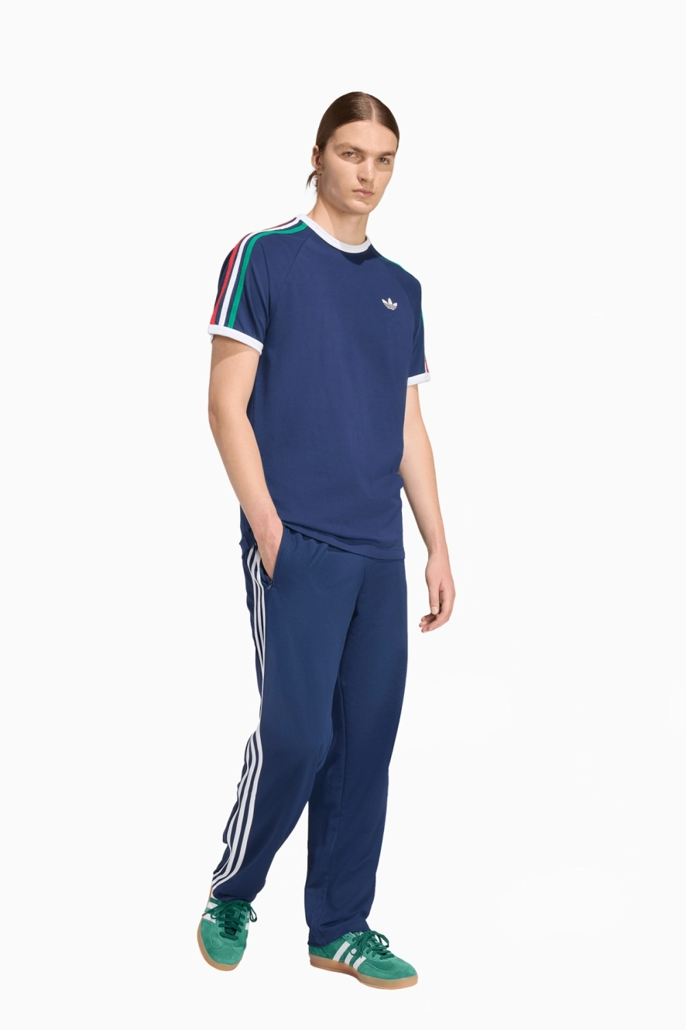 Штаны adidas Firebird Adicolor Mesh Track - синий