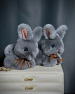 Кролик Тоша маленький (светлый графит)