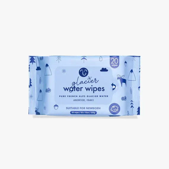 Салфетки детские влажные Hoppi с ледниковой водой 20 шт