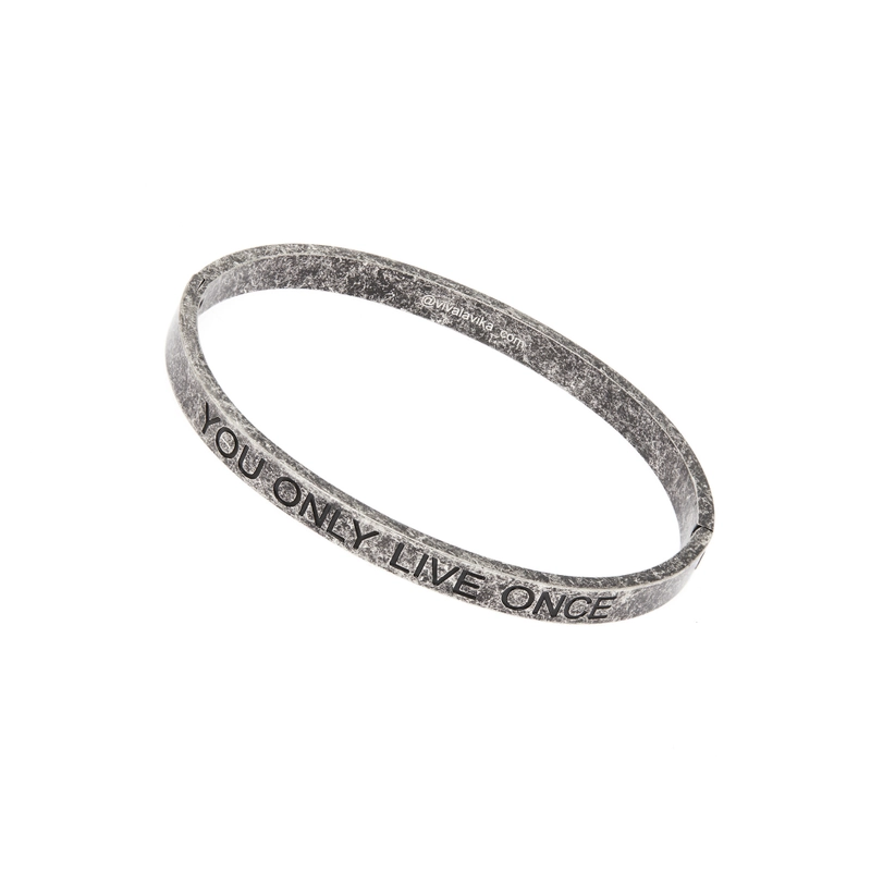 Браслет винтажный Ты живешь только однажды