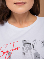 Футболка Фк-127П/белый-париж