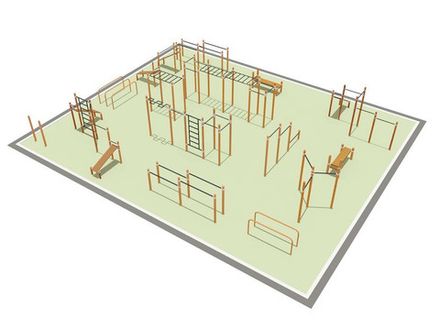 Парковая площадка для Воркаут и GTO 1_76mm 108 мм