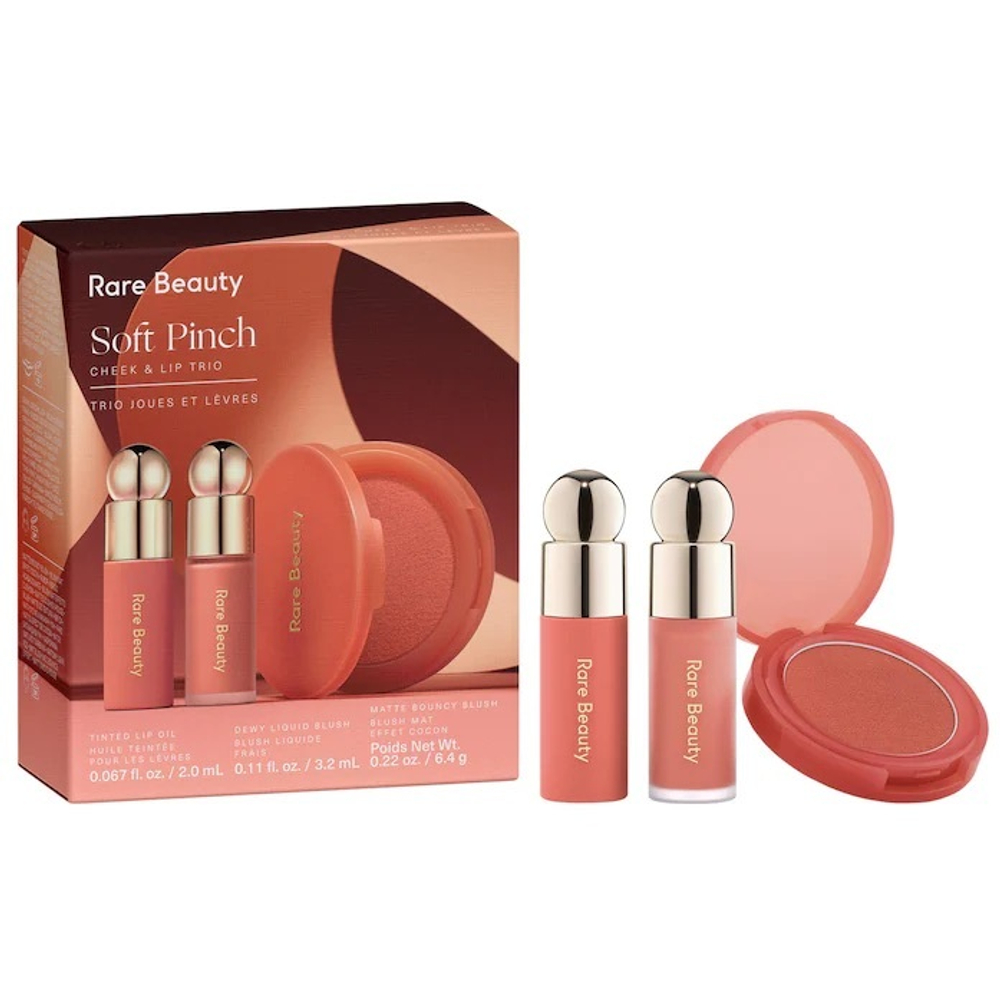 Rare Beauty by Selena Gomez Soft Pinch Cheek & Lip Trio Makeup Gift Set
