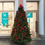 Ель искусственная «Парижанка» (Литая+пвх) 210 см / 2.1 м