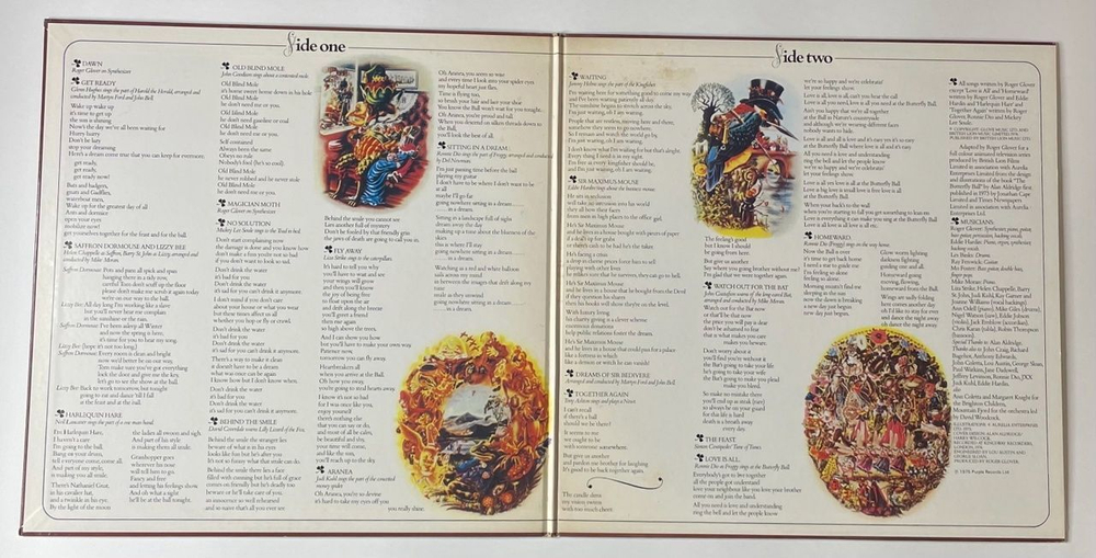 Винтажная виниловая пластинка LP Roger Glover And Guests The Butterfly Ball And The Grasshopper Feast (Japan 1980) (No Obi)
