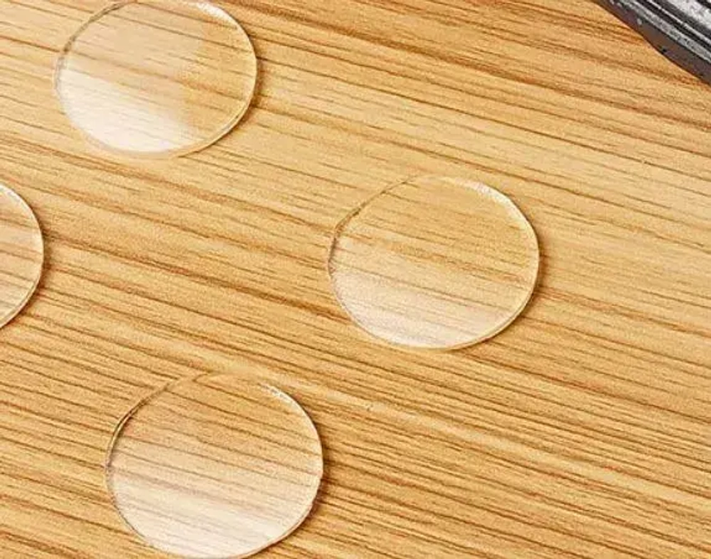 Клейкая лента двусторонняя круглая , скотч двухсторонний для крепления точечный, скотч двухсторонний универсальный, Многоразовая клейкая лента прозрачная, Липучки самоклеющиеся круглые