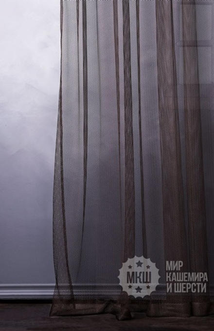 Тюль ГАЛАХАРД (арт. BL01-227-02)  - 300х270 см.  - (Возможна высота 250 см.) - коричневая