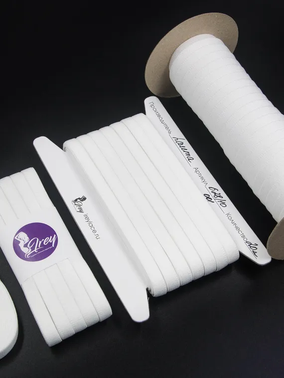 001 628/10 Резинка отделочная Lauma 10 мм, белый 001