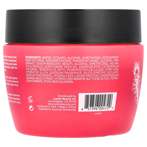 Luseta Beauty, Keratin Smooth, маска для волос, 500 мл (16,9 жидк. унц.)