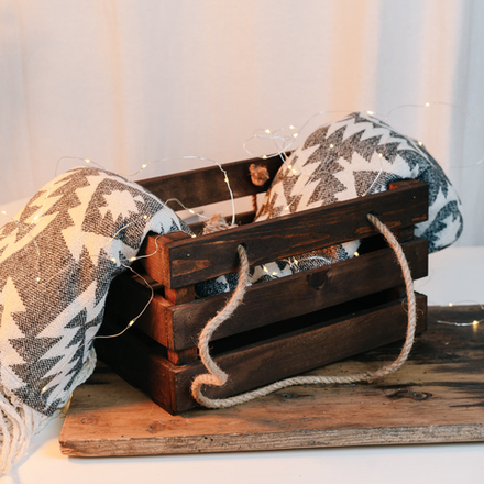 Деревянный подарочный декоративный короб, ящик для хранения из древесины Сибирского Кедра. PK29