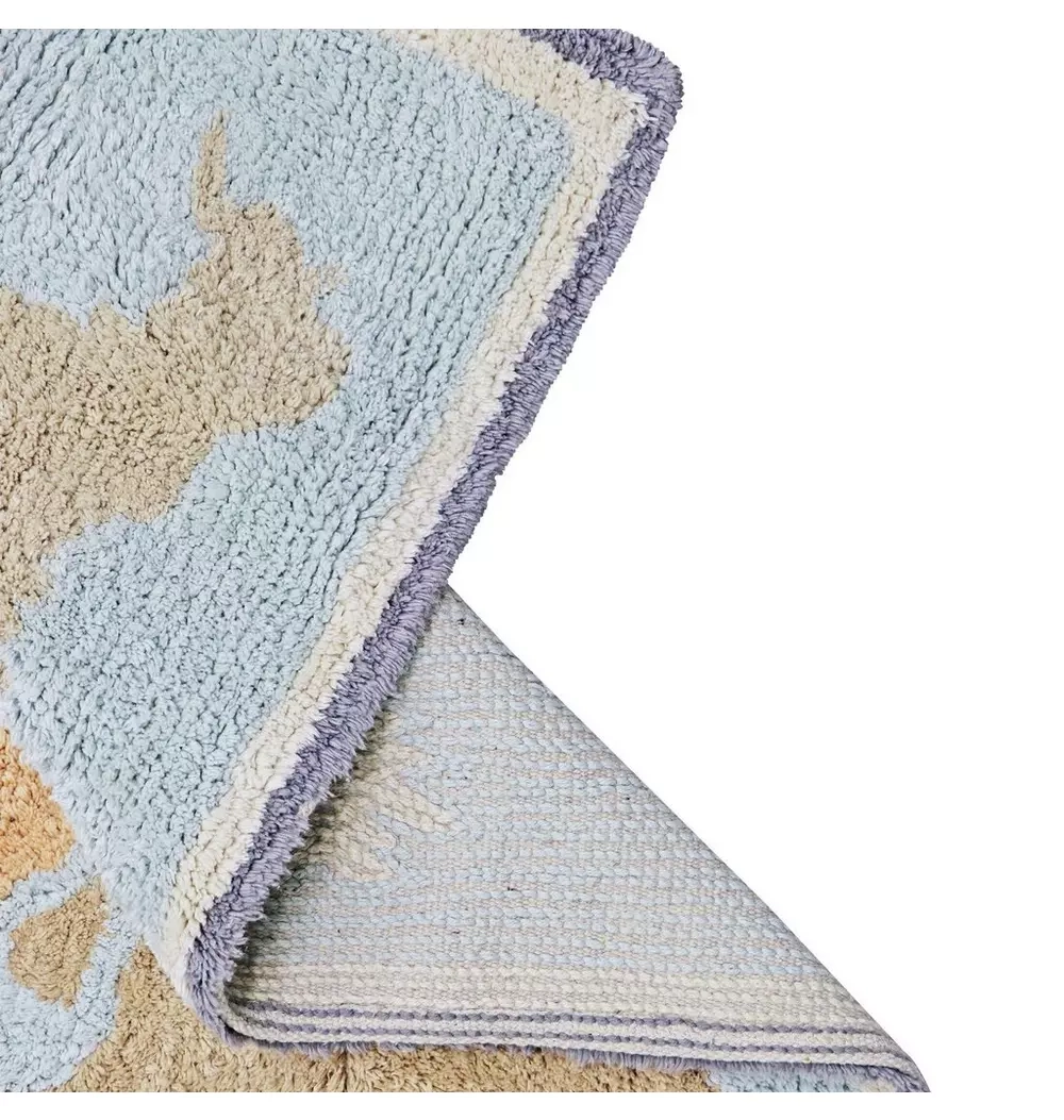 Ковер Lorena Canals RugCycled World Map (70 x 100 cм)