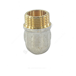 Угольник латунь никель реборда Ду 15 (1/2") НР/НР 9005 ГОСТ 32585-2013 Aquasfera 9005-01