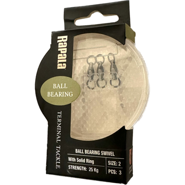 Вертлюг шариковый Rapala RTT21-02  № 2  25кг 3шт
