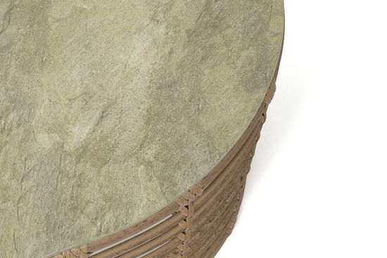 "Валенсия" журнальный столик из искусственного ротанга, цвет соломенный