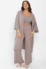 Кроп-топ Шелк вискозы (латте) Б14506-52М LT Collection