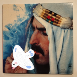 Винтажная виниловая пластинка LP Frank Zappa Sheik Yerbouti (UK 1979)
