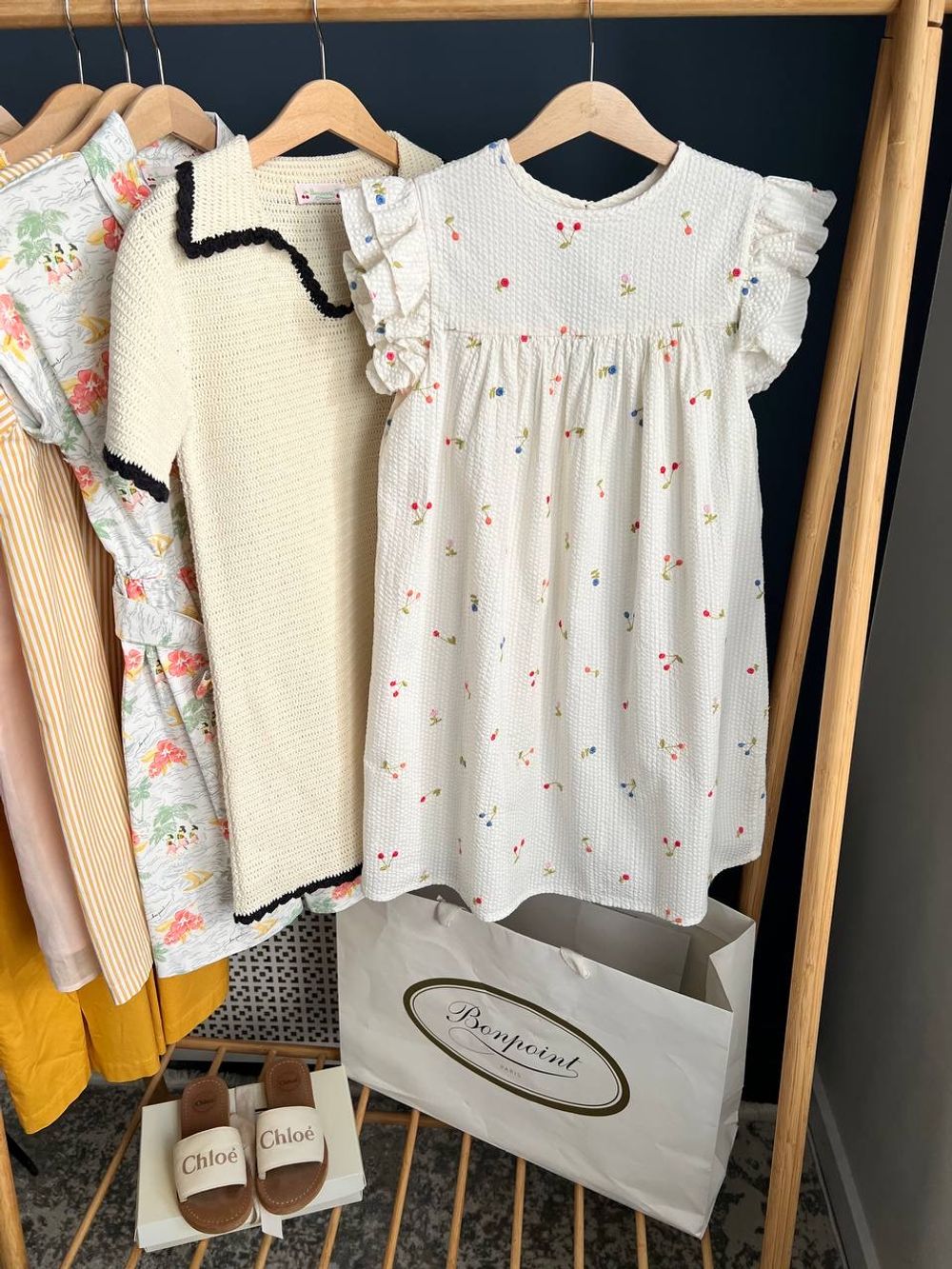 Хлопковое платье Bonpoint, 140